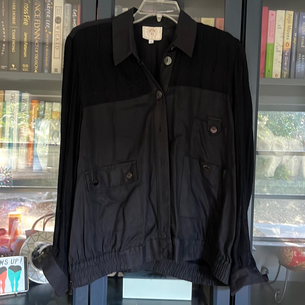 MZM Sport Cotton/ Linen Paneled Jacket